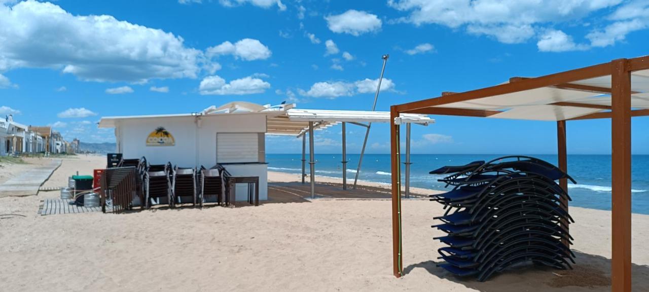 Sunset Room At Front Beach - Habitacion En La Playa Piso Privado Tavernes de la Valldigna Kültér fotó